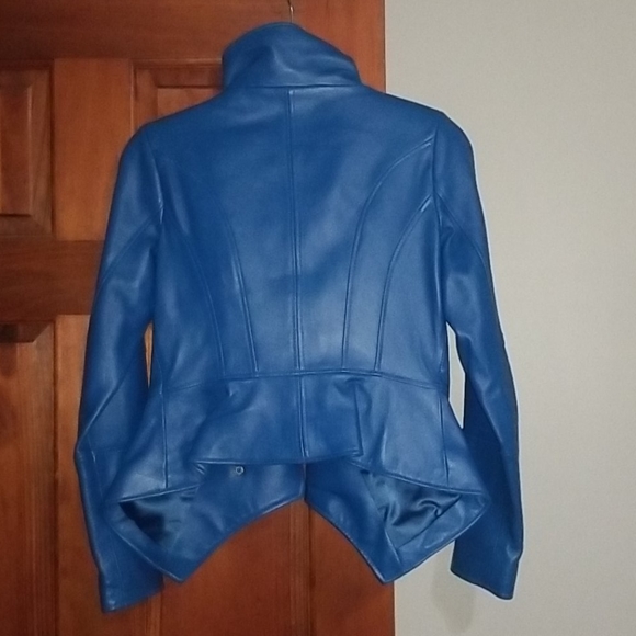 G.I.L.I blue leather jacket - Picture 8 of 8